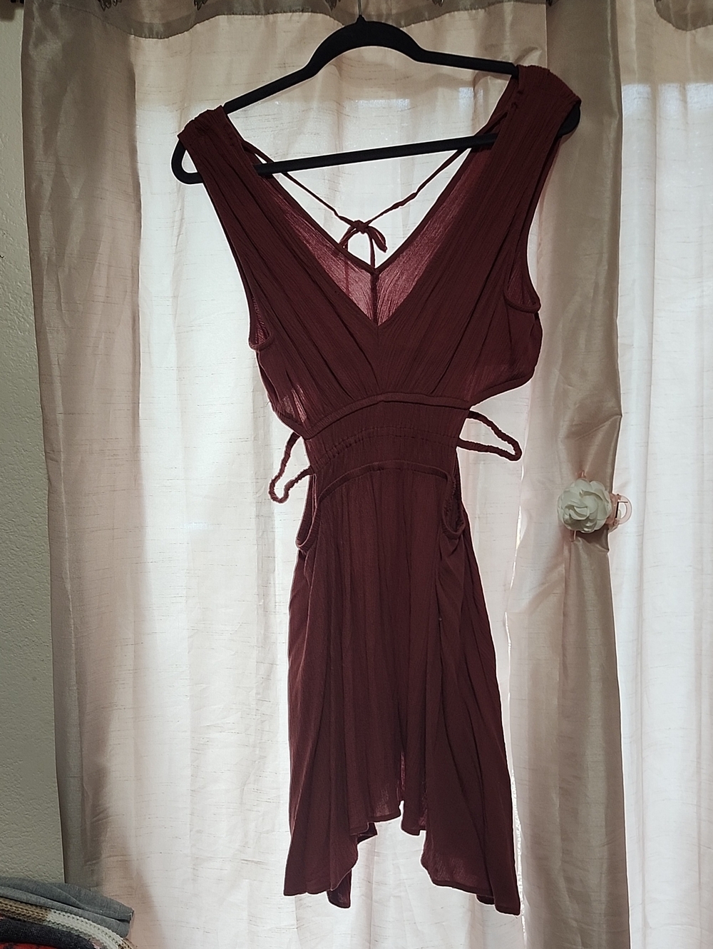Women's Mauve Swimsuit Cover Up Dress